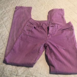 Purple pink Aeropostale Skinny jeans